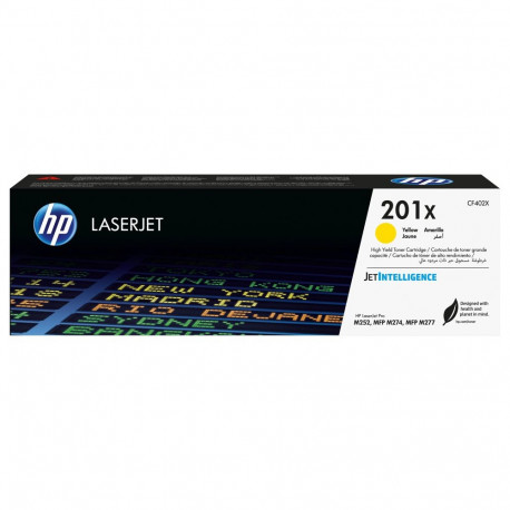 "HP Toner 201X CF402X Gelb bis zu 2.300 Seiten"