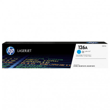 "HP 126A original LaserJet Toner cartridge CE311A cyan standard capacity 1.000 pages 1-pack"