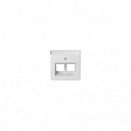 Gira 264003 BSF Modular Jack 30° 2-osaline kate System 55 puhasvalge