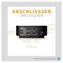 "D HP USB-C G5 Essential Dock 120W Schwarz"
