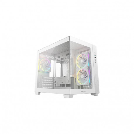 "DeepCool CG330 3F WH Micro ATX Mini Tower White"