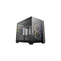 "DeepCool CG330 3F Micro ATX Mini ITX ARGB Glas black"