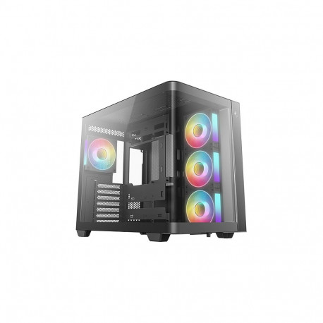 "DeepCool CG530U 4F ATX Panoramaglas 4x ARGB black"