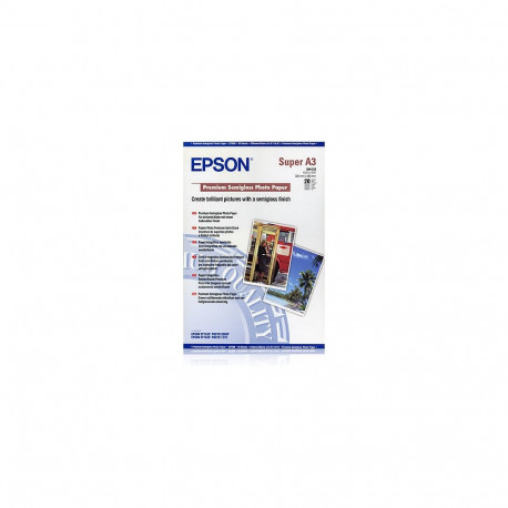 "Epson Premium Semigloss Photopapier A3 matt 20Bl."