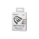 "Logilink USB-HUB 3-Port,2xUSB2.0AF + 1xUSB3.0AF,gewink.Steck"