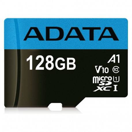 "CARD Adata Premier microsdxc 128GB 100R/25W UHS-I Class 10 A1 V10 + Adapter"