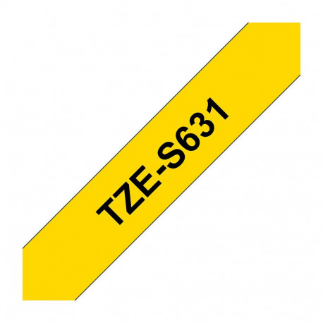 "Brother TZE-S631 LAMINATED TAPE 12mm 8"