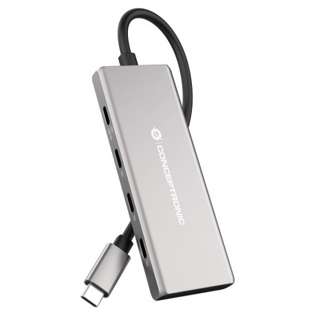 "CONCEPTRONIC 7-1 Dock USB-C->3xUSB-C/3xUSB-A/+ 25cm gr"