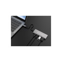 "CONCEPTRONIC 4-1 Dock USB-C->2xUSB-C/2xUSB-A/100WPD 25cm gr"