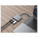 Conceptronic 3-1 dokk USB-C->HDMI/USB-A/100WPD 25cm hall