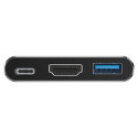 Conceptronic 3-1 dokk USB-C->HDMI/USB-A/100WPD 25cm hall