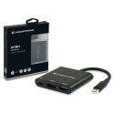 CONCEPTRONIC 3-1 dokk USB-C->HDMI/USB-A/60WPD 15cm must