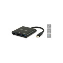 CONCEPTRONIC 3-1 dokk USB-C->HDMI/USB-A/60WPD 15cm must