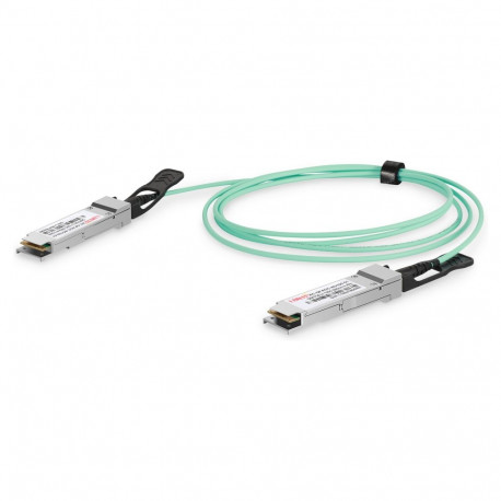 "DIGITUS Kabel QSFP28to QSFP28 100G 10.0m türkis"