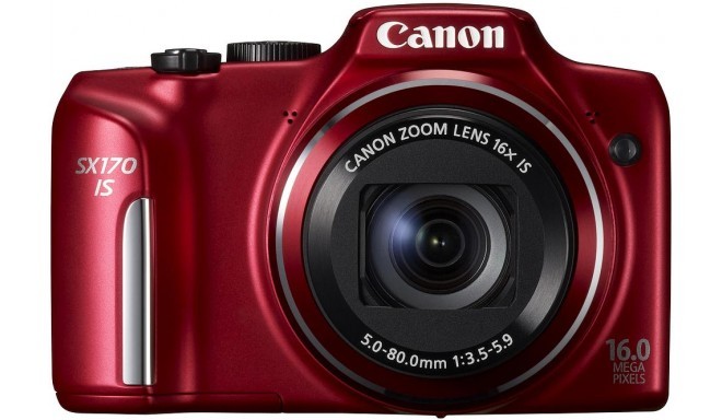 Canon PowerShot SX170 IS, punane