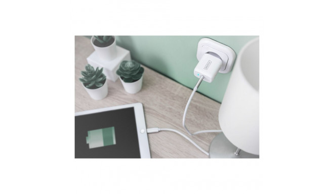 "Charger USB-C DIGITUS 20W PD3.0 weiß"