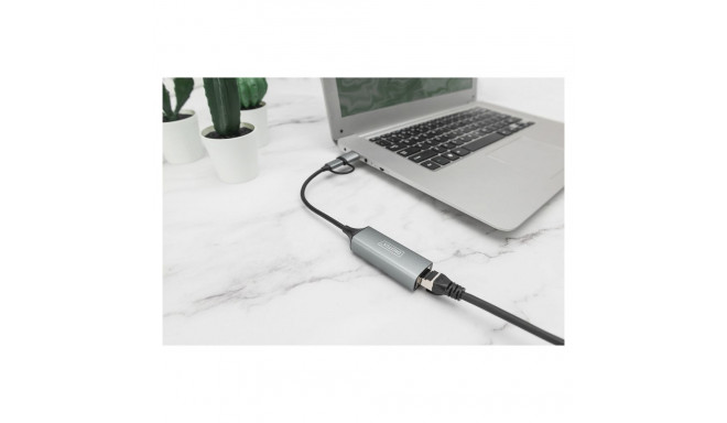 DIGITUS USB-C adapter USB3.0/USB C 3.1 > 2.5G Ethernet