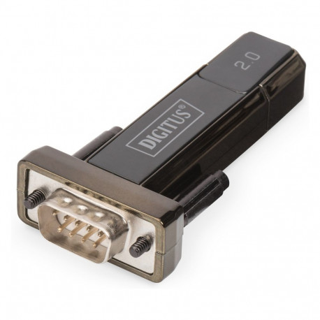 "DIGITUS Adapter USB2.0/A -> seriell D-Sub9 St/St + 0.8m Kab retail"