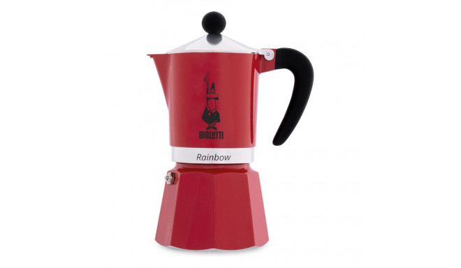 Bialetti Rainbow punane kohvimasin