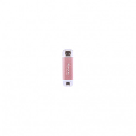 "TRANSCEND ESD310P 512GB External SSD USB 10Gbps Type C/A Pink"