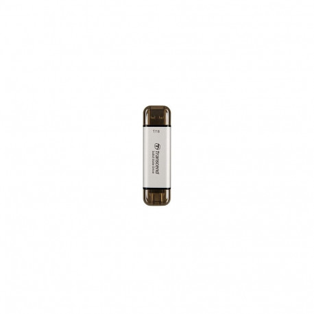 Transcend ESD310S 1TB väline SSD USB 10Gbps Type C/A hõbedane
