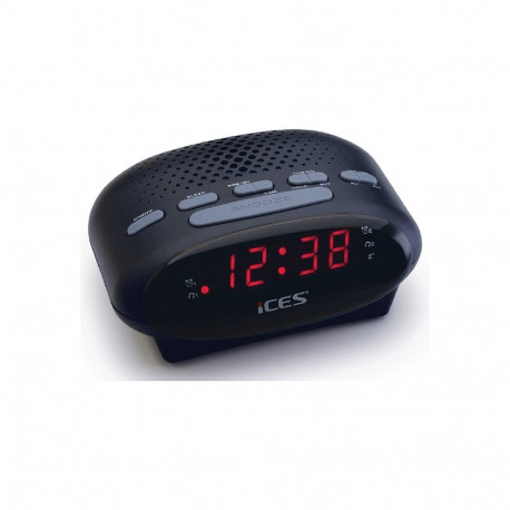 Lenco ICR-210 FM-kellraadio, must