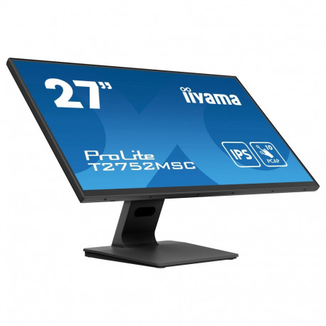 "68,6cm/27"" (1920x1080) iiyama ProLite T2752MSC-B1 16:9 FHD IPS Touch 5ms 60Hz HDMI DP USB Speaker 