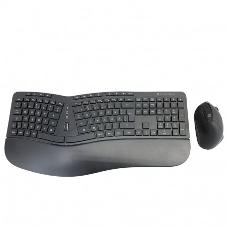 "CONCEPTRONIC Wireless Keyboard+Mouse,ergo,Layout deutsch sw"