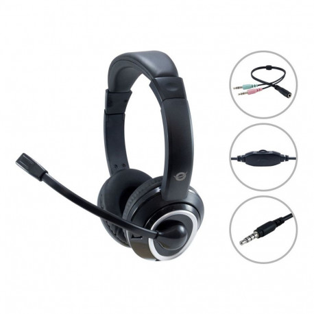 "CONCEPTRONIC Headset Klinke Mikro,int.Bed.Stereo 2.0m sw"