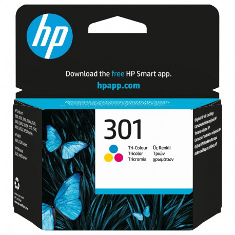 "HP 301 original Ink cartridge CH562EE UUS tri-colour standard capacity 3ml 165 pages 1-pack"