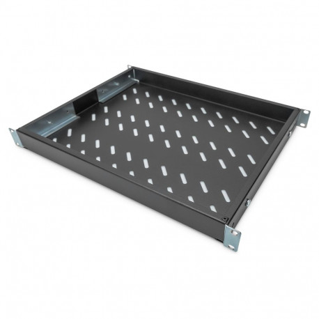 DIGITUS 1HE 44x482x350-500mm kuni 50 kg must reguleeritav riiul