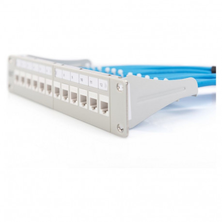 "DIGITUS Patchpanel 12-Port Modular"