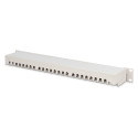"DIGITUS Patchpanel 1HE 24-Port Cat6 geschirmt grau"