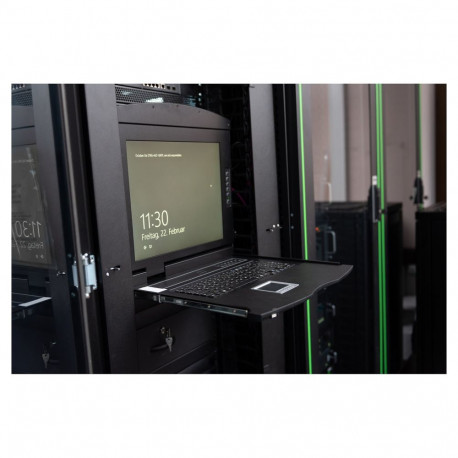 "DIGITUS Modulare Konsole 19""HD LCD,8-port HDMI KVM Frankr."