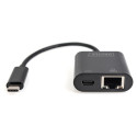 "DIGITUS USB Type-C Gigabit Ethernet Adapter, PD Unterstüt."