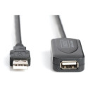 DIGITUS repiiterkaabel USB 2.0 tüüp A isane - emane 20.00m
