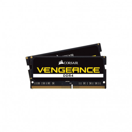 16GB Corsair Vengeance (2x8GB) PC 2400 CL16 must komplekt, jaemüügipakend