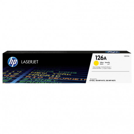 "HP 126A original LaserJet Toner cartridge CE312A yellow standard capacity 1.000 pages 1-pack"