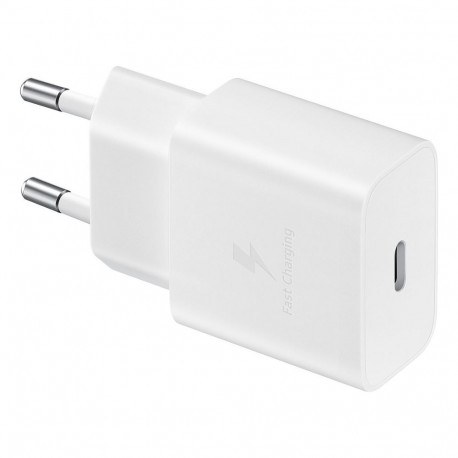 "Samsung Schnellladegerät 15W Netzteil inkl. Datenkabel USB Type-C white"