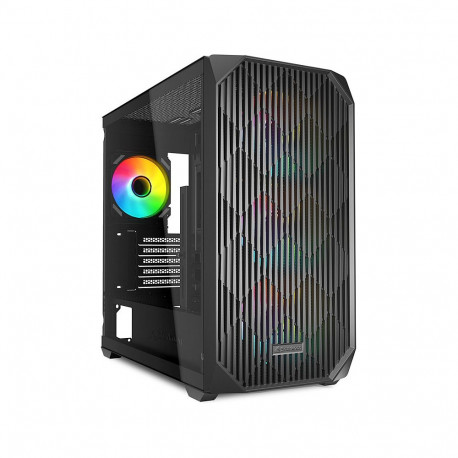 "Sharkoon MK3 RGB Micro-ATX 1xGlas Black"