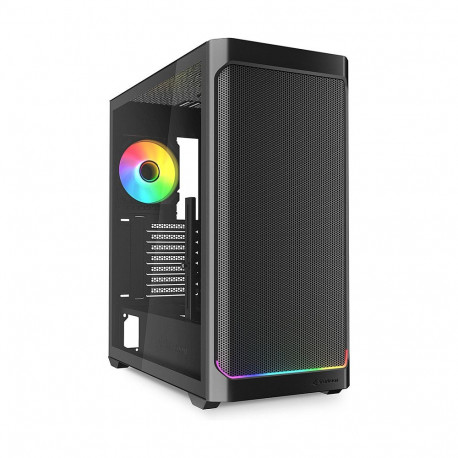 "Sharkoon AK4W RGB ATX 1xGlas Black"