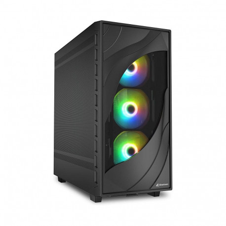 "Sharkoon Rebel C80M RGB ATX 1xMetall Black"
