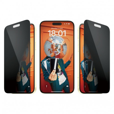 PanzerGlass privaatsus-ekraanikaitse iPhone 15 Plus UWF