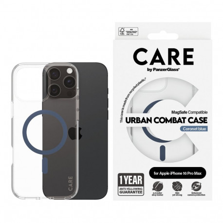 "CARE Case Flagship Blue MagSAFE iPhone 16 Pro Max"
