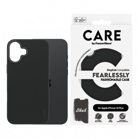 "CARE Case Fashion Black MagSAFE iPhone 16 Plus"