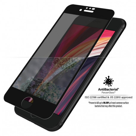 "PanzerGlass E2E Privacy iPhone 6/7/8/SE 2020/2022. CF. Black"