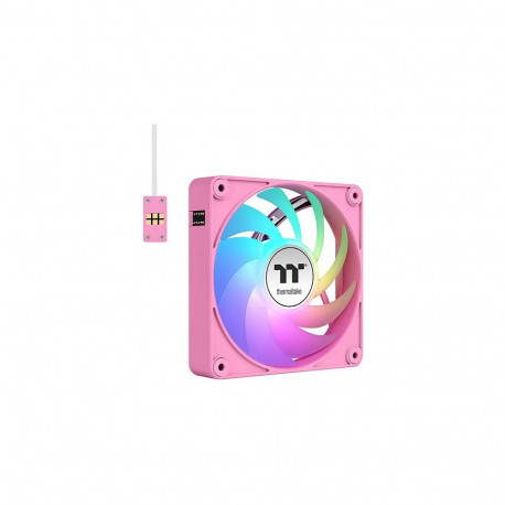 140mm Thermaltake CT140 EX ARGB Sync roosa arvuti jahutusventilaator, 3 tk