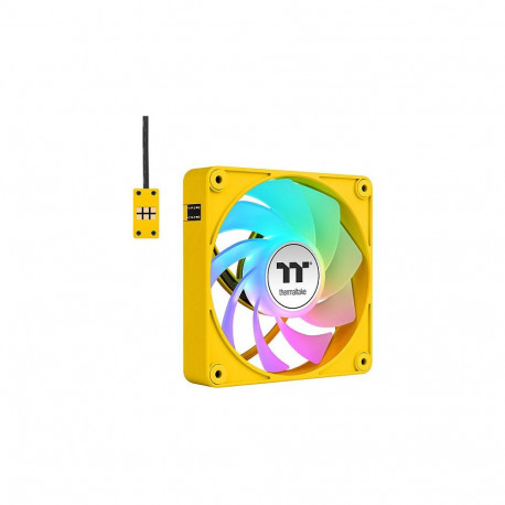 140mm Thermaltake CT140 EX Reverse ARGB Sync arvuti jahutusventilaator, Bumblebee, 3 tk komplekt