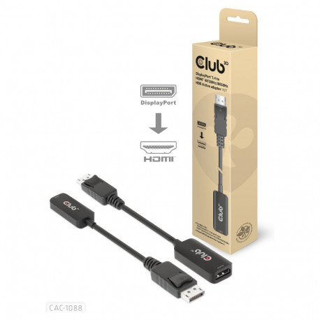 "Club3D Adapter DisplayPort 1.4 > HDMI HDR 8K60Hz aktiv retail"