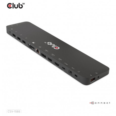 "Club3D 4K ChargingDock USB-C ->6xUSB3/DP/2xHDMI/LAN 120W"